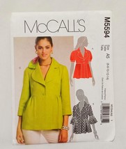 Misses Lined Jackets McCall&#39;s M5594 Size 6 - 8 - 10 - 12 - 14 2008 Uncut - £12.19 GBP