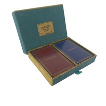 Congress Playing Cards Cel-u-Tone Finish In Box Made In USA Personalized Vintage - £8.31 GBP