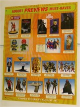 MINIMATES FIGURE/BUSTS POSTER:SPIDER-MAN/JLA/BATMAN/STAR WARS/TREK/THANO... - £31.69 GBP