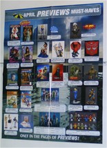 Bust/Statue/Figure Toy Poster:Wonder Woman/Batman/Wolverine/Marvel Minimates/Jla - £31.29 GBP