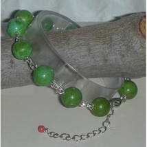 Gorgeous Green Turquoise Beads Bracelet - £15.81 GBP
