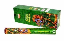 Darshan Radha Krishna Incense Sticks Fragrance AGARBATTI 6 Pack Of 20 Sticks - £14.68 GBP