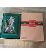 Lenox Hand Blown Lead Crystal Bell Christmas 1988 Ornament Vintage In Box - $239.50 MXN
