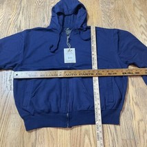 NWT Rothco Blue Adult Size Medium Hoodie, Full Zipper Sweatshirt Comfort... - £14.16 GBP