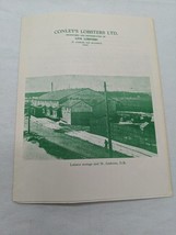 Conleys Lobsters Ltd St. Andrews New Brunswick Canada Travel Brochure - $335.43 MXN