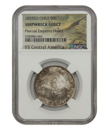 Chile: S.S. Central America: 1855-So 50 Centavos NGC Shipwreck Effect ex... - £405.60 GBP