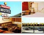 Vagabond II Motel Multi Vista Salina Kansas Ks Unp Cromo Cartolina V12 - £4.79 GBP