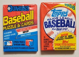 Topps &amp; Donruss Baseball Cards Lot of 2 (Two) Sealed Unopened Wax Packs .x- - $14.38