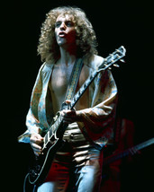 Peter Frampton 16x20 Canvas Open Shirt Bare Chest With Guitar Long Curly Hair - £54.81 GBP