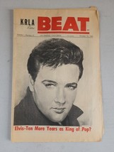 KRLA BEAT NEWSPAPER VOL 1 No 31 October 16, 1965 Elvis-Ten More Years As... - $22.44