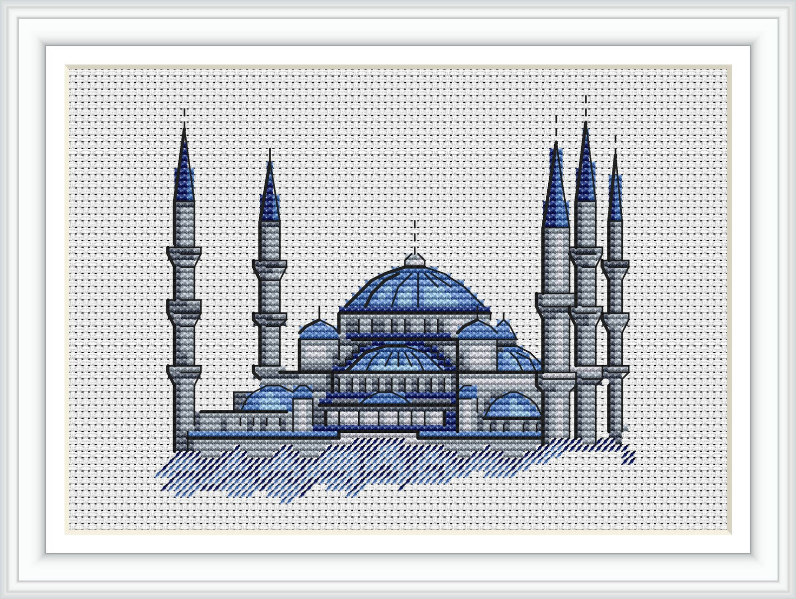 Istanbul Cross Stitch Turkey Pattern pdf – Hagia Sophia cross stitch Ist... - $3.29