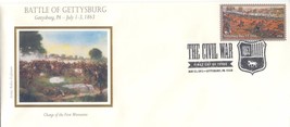 First Minnesota Battle of Gettysburg Stamp First Day of Issue Envelope - £5.50 GBP