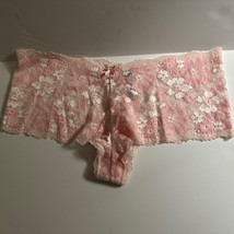 Victoria’s Secret Body By Victoria Pink Lace Shortie Panties Size CL NEW... - £12.94 GBP