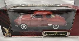 1950 Studebaker Champion Red Sealed Box Road Signature 1/18 Diecast Metal - $39.59