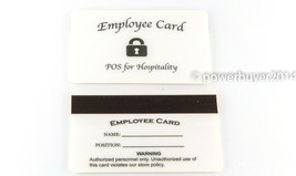 Employee Access Cards for POS with Magnetic Swipe (5 Cards Pack) - £9.33 GBP