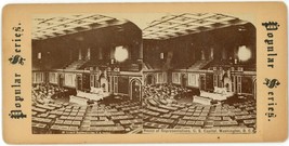c1900&#39;s Real Photo Stereoview House of Representatives, U.S. Capitol, Washington - £7.41 GBP