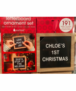 Pearhead Letterboard Letters and Numbers Ornament Set *NEW* bb1 - $302.14 MXN