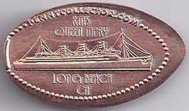RMS QUEEN MARY LONG BEACH CA Elongated Penny - £4.65 GBP