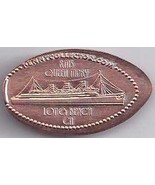 RMS QUEEN MARY LONG BEACH CA Elongated Penny - €5,16 EUR