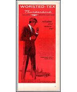 1950s Worsted-Tex &quot;Thunderbird&quot; Tailored Sports Clothing For Men PRINT A... - $105.61 MXN