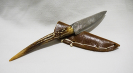 Handmade Knife, Antler Knife, Survival Knife, Outdoor Knife, Custom Knife,  - £38.38 GBP