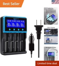 Multi-Function Battery Charger with Intelligent Circuit Protection &amp; LCD... - $43.50