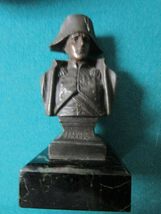 Napoleon Bust Brass Finial Salvage Figurines Sculpture Paperweight Pick ... - $143.07