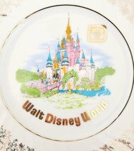 1970 Walt Disney World Magic Kingdom Decorative Plate 7.5" Collectible Japan - $24.99