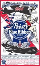 Pabst Blue Ribbon Beer Retro Vintage Sign 8x12 inches  Mancave Garage 29 - $452.20 MXN