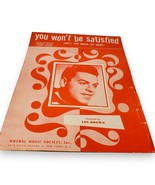 1945 Les Brown &quot;You Won&#39;t Be Satisfied&quot; Vintage Sheet Music - $113.85 MXN