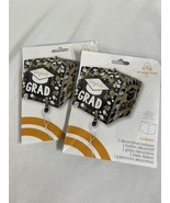 (2) Grad Circles Dots Cubez 15″ Balloon Foil  Balloon - Party Supplies C... - $8.99