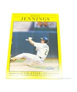 1991 Fleer Baseball Card Doug Jennings Oakland Athletics OF #12 - £0.77 GBP
