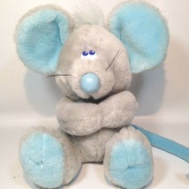 Russ Mouse Plush Blue Grey Stuffed Animal X-54 Rodent Big Ears Rat Korea... - £19.92 GBP
