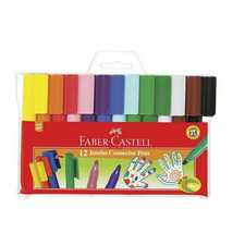 Faber-Castell Jumbo Connector Pens Marker - Wallet of 12 - £29.33 GBP