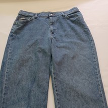 Denim Riders Women's Size 16M Blue Straight Leg Cotton Blend Denim Jeans (34×30) image 10