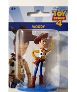 Toy Story 4 Buzz Lightyear 2.5&quot; And Woody 3&quot; Mini Figures Figurine Matte... - £9.18 GBP