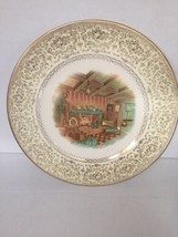 Salem China Co. Vintage Imperial Homestead Service Plate 10-3/4&quot; 23K Gold~ - £14.31 GBP