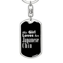 Japanese Chin v2 - Luxury Dog Tag Keychain - £24.01 GBP