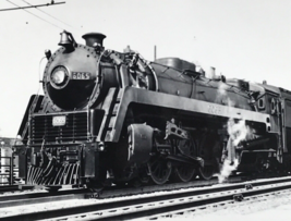 Canadian National Railway CN #6065 4-8-2 Locomotive Train B&amp;W Photograph Oshawa - £9.74 GBP