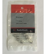 Radio Shack 0.5A 250V 1-1/4x1/4-Inch Slow-Blow Fuse (4-Pack) Catalog №: ... - £5.63 GBP