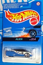 Hot Wheels 1997 International Card Spy Print Series Alien Blue &amp; White w... - $4.00