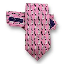 Ralph Lauren Purple Label Pink Silk Tie Golf  Necktie AOP Golfer Swing F... - £35.09 GBP