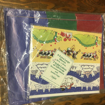Vintage gift wrap wrapping paper winter holiday Christmas artfaire brand  - $19.75
