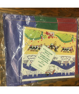 Vintage gift wrap wrapping paper winter holiday Christmas artfaire brand  - $19.75