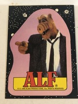 Alf Tv Series Sticker Trading Card Vintage #27 - £1.55 GBP