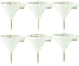 Mini Funnel Set of 6 Pieces - Made Out of Light Weight Durable Plastic -... - £9.58 GBP