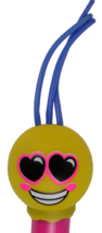Emoji Wiggly Pumper Ja-Ru Summer Water Pool Pump Toy Hearts Smiley Yellow 4+ Fun - £12.06 GBP