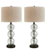 Airbal - Clear / Black - Glass Table Lamp (Set of 2) - €93,30 EUR