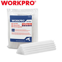 WORKPRO 100-packs 0.43x8 Inches Full Size Hot Glue Sticks for Most Glue ... - £45.02 GBP