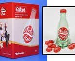 Fallout 4 Nuka Cola Glass Rocket Bottle + 10 Bottle Caps Replica Figure - $76.99